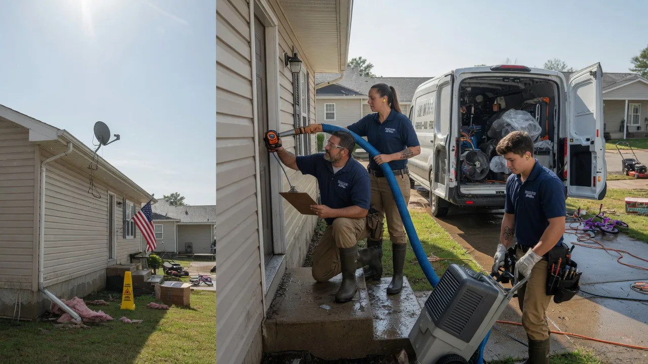 Ceiling Water Damage Restoration in Winigan, MO near me
